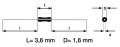 0,4w-metal Film Resistor - 820k-0,4w Metallschichtwiderstand. 0204